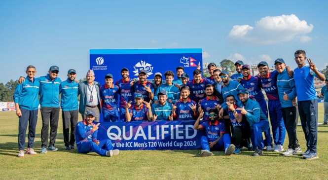 नेपाल १० वर्षपछि टी-२० विश्वकप क्रिकेटमा छनोट (फोटोफिचर)